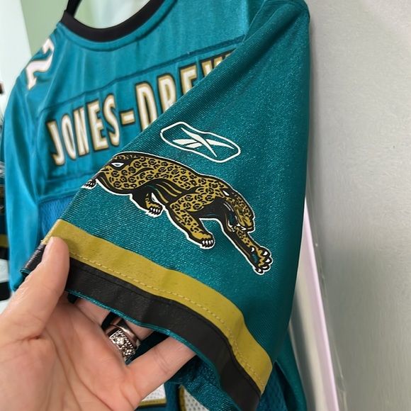 Jacksonville Jaguars reebok Prowler Throwback Custom Game Jersey - Teal - Picture 4 of 8